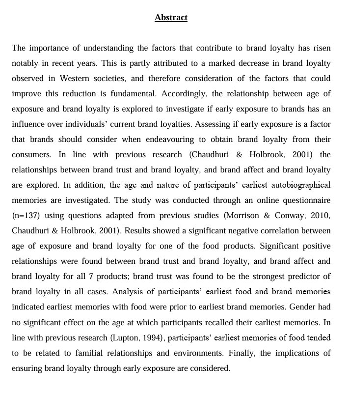 Example dissertation abstract
